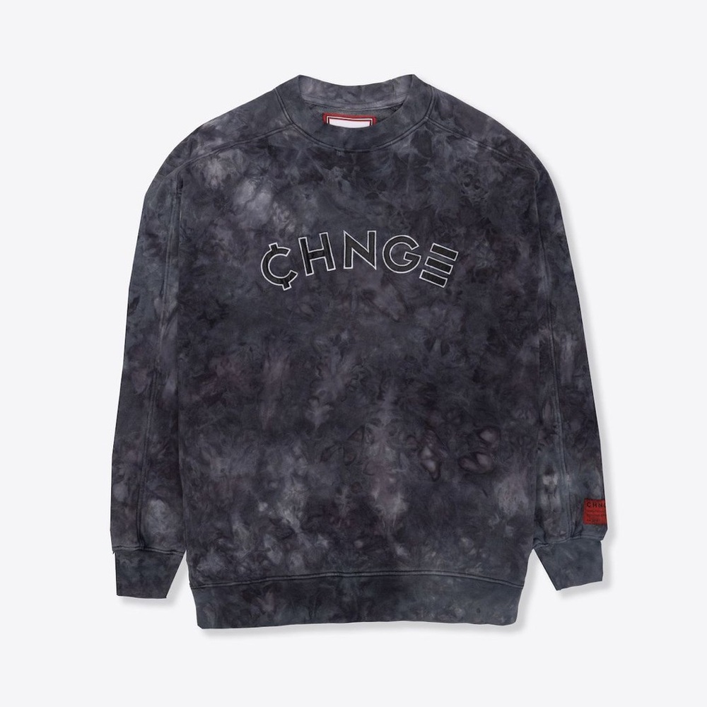 CHNGE Sweatshirt Black Tie-Dye